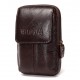6inch Cell Phone Waist Bag Men Retro Cowhide Leather Waist Bag