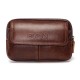 6inch Cell Phone Waist Bag Men Retro Cowhide Leather Waist Bag