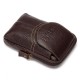 6inch Cell Phone Waist Bag Men Retro Cowhide Leather Waist Bag