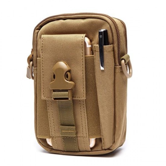 6inches Cell Phone Men Nylon Crossbody Bag Tool Tactical Waist Bag