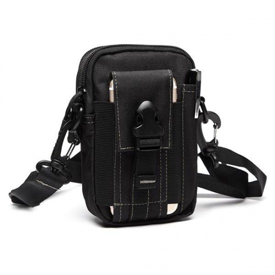 6inches Cell Phone Men Nylon Crossbody Bag Tool Tactical Waist Bag