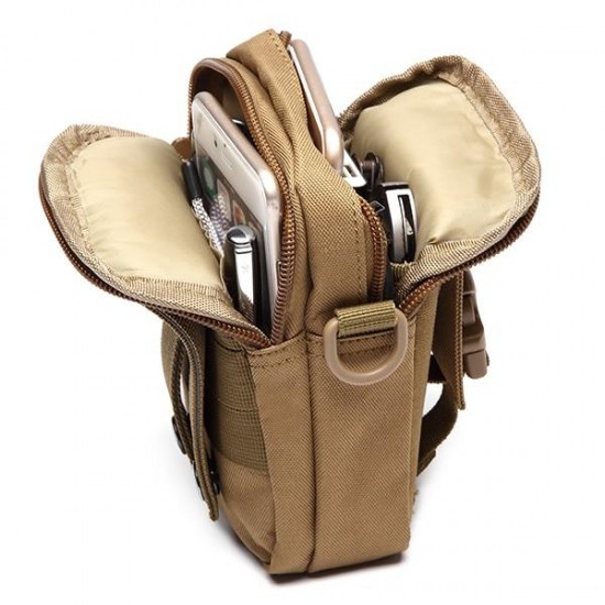 6inches Cell Phone Men Nylon Crossbody Bag Tool Tactical Waist Bag 6inches Cell Phone Men Nylon Crossbody Bag Tool Tactical Waist Bag
