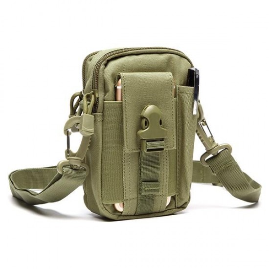 6inches Cell Phone Men Nylon Crossbody Bag Tool Tactical Waist Bag