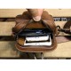 7inch Cell Phone Waist Bag Men Retro PU Leather Waist Bag Crossbody Bag