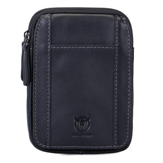 Bullcaptain® Genuine Leather Waist Pouch Minimalist Phone Bag Hanging Wallet Coin Purse Bum Bag Bullcaptain® Genuine Leather Waist Pouch Minimalist Phone Bag Hanging Wallet Coin Purse Bum Bag