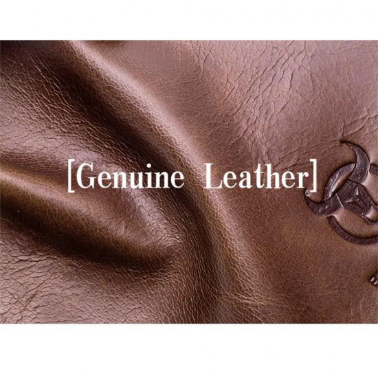 Bullcaptain Genuine Leather Casual Chest Bag Shoulder Crossbody Bag