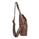 Bullcaptain Genuine Leather Casual Chest Bag Shoulder Crossbody Bag