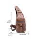 Bullcaptain Genuine Leather Casual Chest Bag Shoulder Crossbody Bag