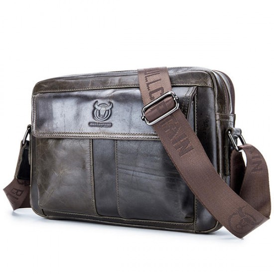 Bullcaptain Wax Oil Cow Leather Retro Business Briefcase Crossbody Shoulder Bag Bullcaptain Wax Oil Cow Leather Retro Business Briefcase Crossbody Shoulder Bag