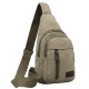 Canvas Mens Sling Bag Chest Pack Crossbody Sports Bag