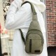 Canvas Mens Sling Bag Chest Pack Crossbody Sports Bag