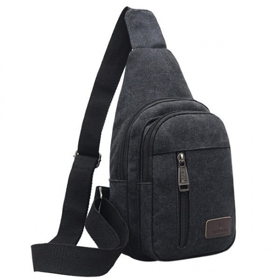 Canvas Mens Sling Bag Chest Pack Crossbody Sports Bag Canvas Mens Sling Bag Chest Pack Crossbody Sports Bag
