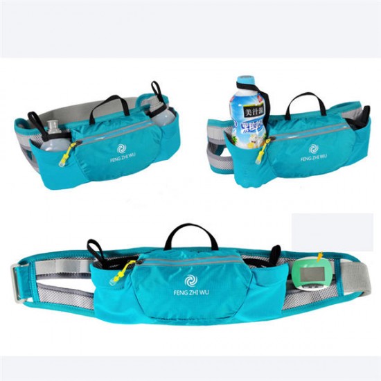 Casual Sports Running Ajustable Waist Bag Nylon Waterproof 5.5inch Phone Bag Storage Crossbody Bags