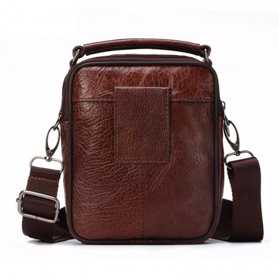 FUZHINIAO Men Luxury Genuine Leather Messenger Bag Brand Designer High Quality Shoulder Bag