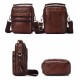 FUZHINIAO Men Luxury Genuine Leather Messenger Bag Brand Designer High Quality Shoulder Bag