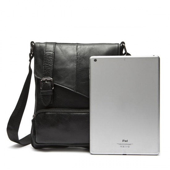 Genuine Leather Big Capacity Shoulder Bag Leisure Crossbody Bag Message Bag For Men Genuine Leather Big Capacity Shoulder Bag Leisure Crossbody Bag Message Bag For Men
