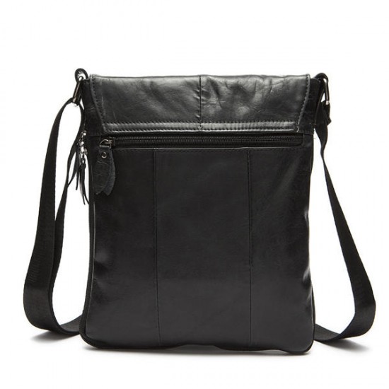 Genuine Leather Big Capacity Shoulder Bag Leisure Crossbody Bag Message Bag For Men Genuine Leather Big Capacity Shoulder Bag Leisure Crossbody Bag Message Bag For Men