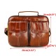 Genuine Leather Briefcase Business Bag Messenger Bag For Men Genuine Leather Briefcase Business Bag Messenger Bag For Men