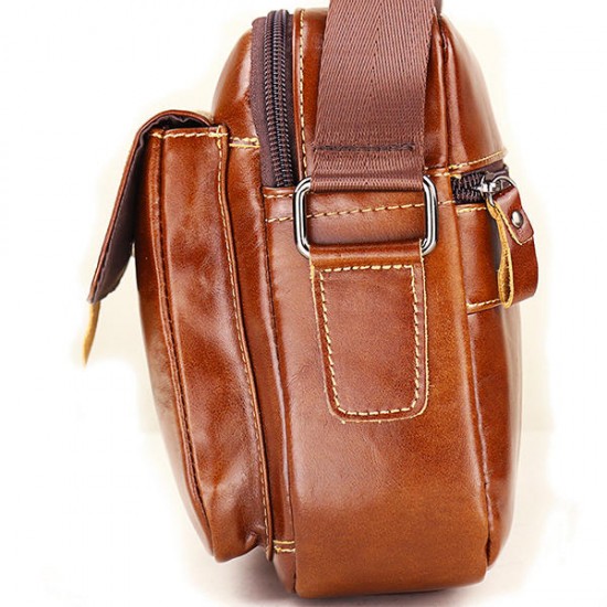 Genuine Leather Briefcase Business Bag Messenger Bag For Men