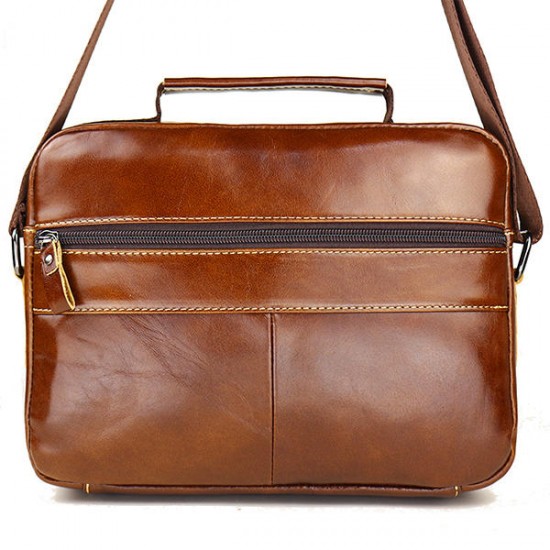 Genuine Leather Briefcase Business Bag Messenger Bag For Men