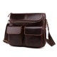 Genuine Leather Retro Postman Crossbody Bags Casual Briefcase Oil Wax Shoulder Bag For Men Genuine Leather Retro Postman Crossbody Bags Casual Briefcase Oil Wax Shoulder Bag For Men