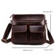 Genuine Leather Retro Postman Crossbody Bags Casual Briefcase Oil Wax Shoulder Bag For Men Genuine Leather Retro Postman Crossbody Bags Casual Briefcase Oil Wax Shoulder Bag For Men