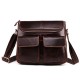 Genuine Leather Retro Postman Crossbody Bags Casual Briefcase Oil Wax Shoulder Bag For Men Genuine Leather Retro Postman Crossbody Bags Casual Briefcase Oil Wax Shoulder Bag For Men