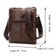 Genuine Leather Solid Shoulder Bag Messenger Bag For Men Genuine Leather Solid Shoulder Bag Messenger Bag For Men