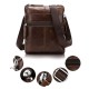 Genuine Leather Solid Shoulder Bag Messenger Bag For Men Genuine Leather Solid Shoulder Bag Messenger Bag For Men