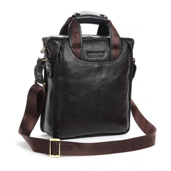 BOSTANTEN Men Business Genuine Leather Crossbody Bag Handbag Shoulder Messenger Briefcase BOSTANTEN Men Business Genuine Leather Crossbody Bag Handbag Shoulder Messenger Briefcase