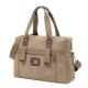 Canvas Handbag Shoulder Bag Large Capacity Messenger Bag for Men