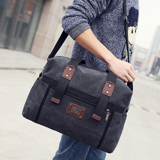 Canvas Handbag Shoulder Bag Large Capacity Messenger Bag for Men Canvas Handbag Shoulder Bag Large Capacity Messenger Bag for Men