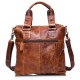 Ekphero® Retro Mens Bag Fashion Business Handbag Durable Real Leather Shoulder Bag Ekphero® Retro Mens Bag Fashion Business Handbag Durable Real Leather Shoulder Bag
