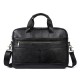 Genuine Leather Business Laptop Bag Briefcase Shoulder Bag For Men