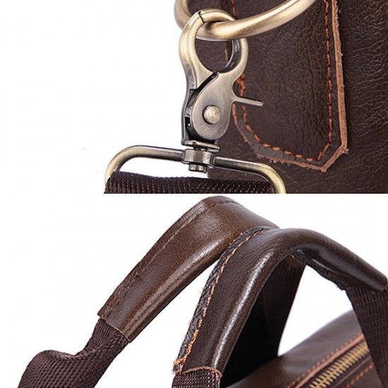 Genuine Leather Business Laptop Bag Briefcase Shoulder Bag For Men Genuine Leather Business Laptop Bag Briefcase Shoulder Bag For Men