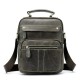Genuine Leather Vintage Crossbody Bag Casual Handbag For Men