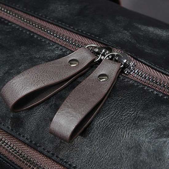 KATYPUAL Casual High Quality PU Leather Fashion Business Men Handbag