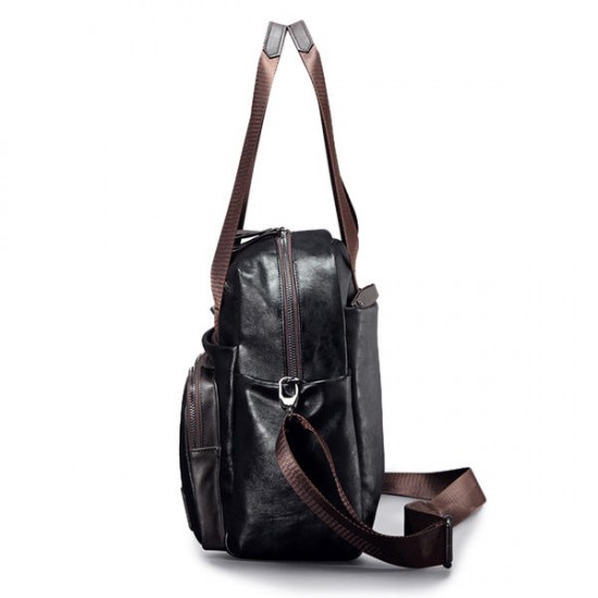 KATYPUAL Casual High Quality PU Leather Fashion Business Men Handbag