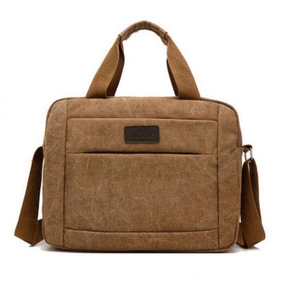 Men Canvas Handbag Big Capacity Multicolor Bag Outdoor Shoulder Bag