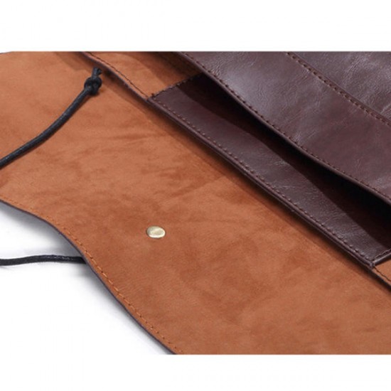 Men PU Leather Business Retro Fashion Casual Handbag