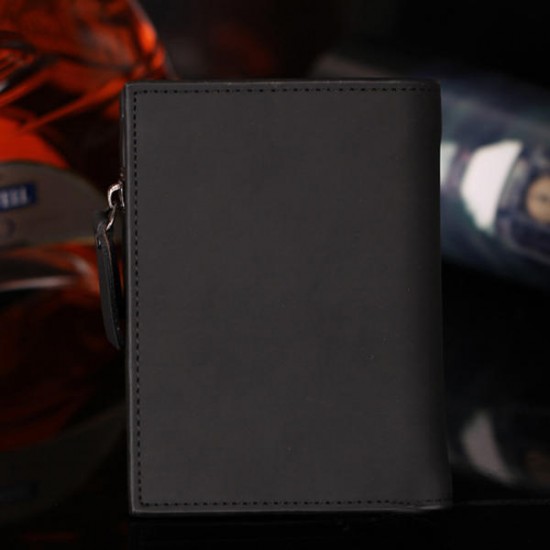12 Card Slots Men Genuine Leather Minimalist Tri-fold Wallet Card Holder Zipper Coin Bag 12 Card Slots Men Genuine Leather Minimalist Tri-fold Wallet Card Holder Zipper Coin Bag