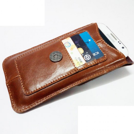 4.7-5.7 Inches Cell Phone Men Cell Phone Genuine Leather Waist Bag 4.7-5.7 Inches Cell Phone Men Cell Phone Genuine Leather Waist Bag