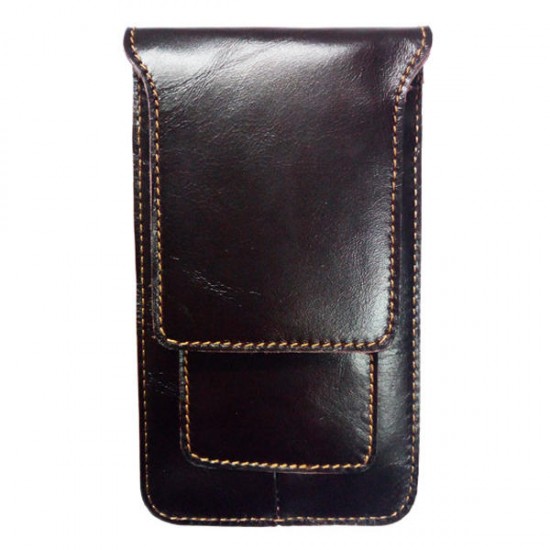 4.7-5.7 Inches Cell Phone Men Cell Phone Genuine Leather Waist Bag 4.7-5.7 Inches Cell Phone Men Cell Phone Genuine Leather Waist Bag