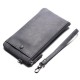 Business Casual Zipper Long Wallet Phone Bag Clutch Bag For Men