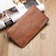 Business Casual Zipper Long Wallet Phone Bag Clutch Bag For Men