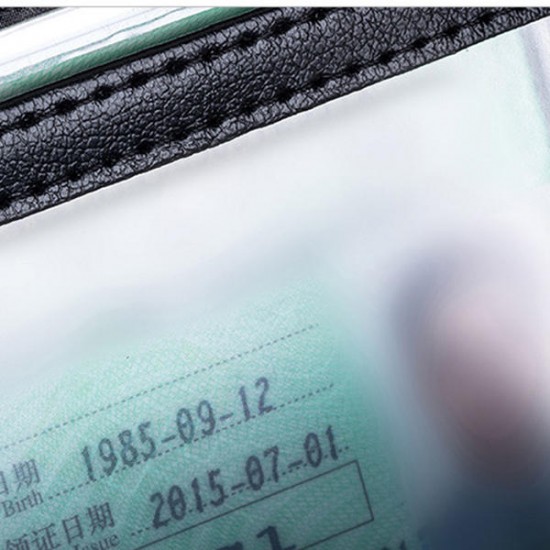 Large Capacity RFID Genuine Leather Men Women Casual Zipper Creddit Card Holder Large Capacity RFID Genuine Leather Men Women Casual Zipper Creddit Card Holder