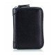 Large Capacity RFID Genuine Leather Men Women Casual Zipper Creddit Card Holder