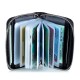 Large Capacity RFID Genuine Leather Men Women Casual Zipper Creddit Card Holder Large Capacity RFID Genuine Leather Men Women Casual Zipper Creddit Card Holder