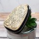 Men And Women  Genuine Leather Leisure Retro Embossed Waist Hanging Key Bag Coin Holder