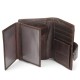 11 Card Holders Vintage Genuine Leather Oil Wax Coin Bag Hasp Wallet For Men